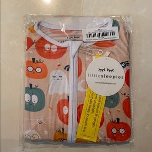 Little Sleepies 6-12mo Pumpkin Party NWT ZIPPY